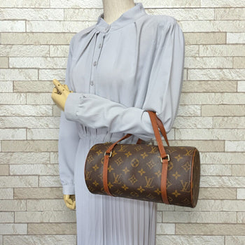 Louis Vuitton Papillon 26 Monogram Handbag Canvas M51366 Brown