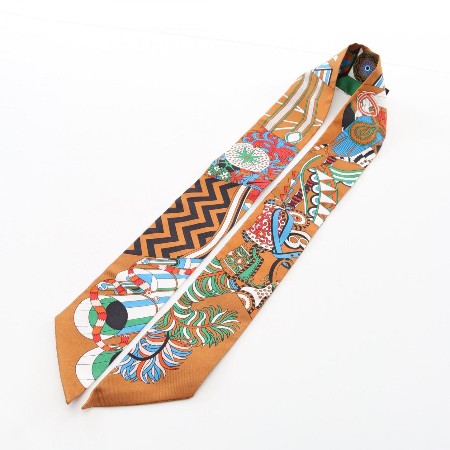 Hermes Twilly De L'Ombrelle Aux Duels Vieux Silk Scarf