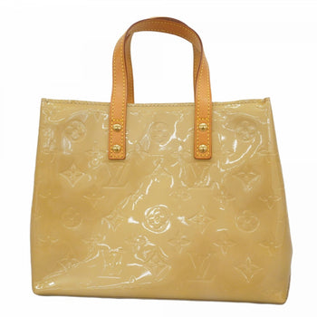 Louis Vuitton Vernis Reed Pm Handbag M91144 Beige