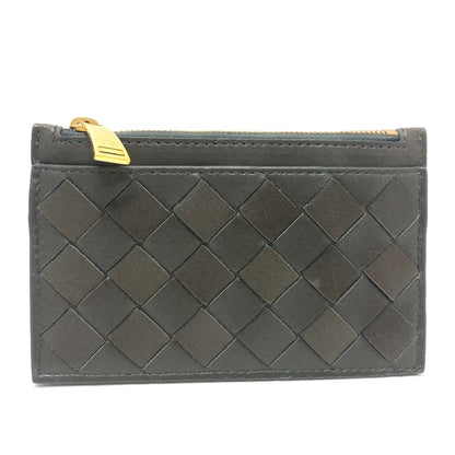 Bottega Veneta Intrecciato Coin Compartment Accessories Coin Purse Khaki Based