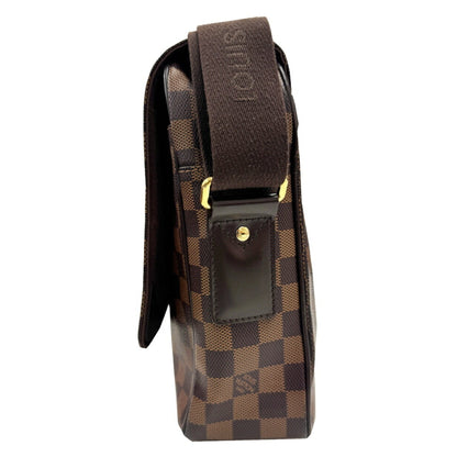 Louis Vuitton Louis Vuitton Shelton Mm N41149 Damier Shoulder Bag In Canvas