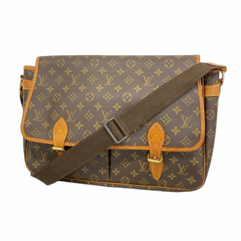Louis Vuitton Monogram Gibessier Gm Shoulder Bag M42249 Brown