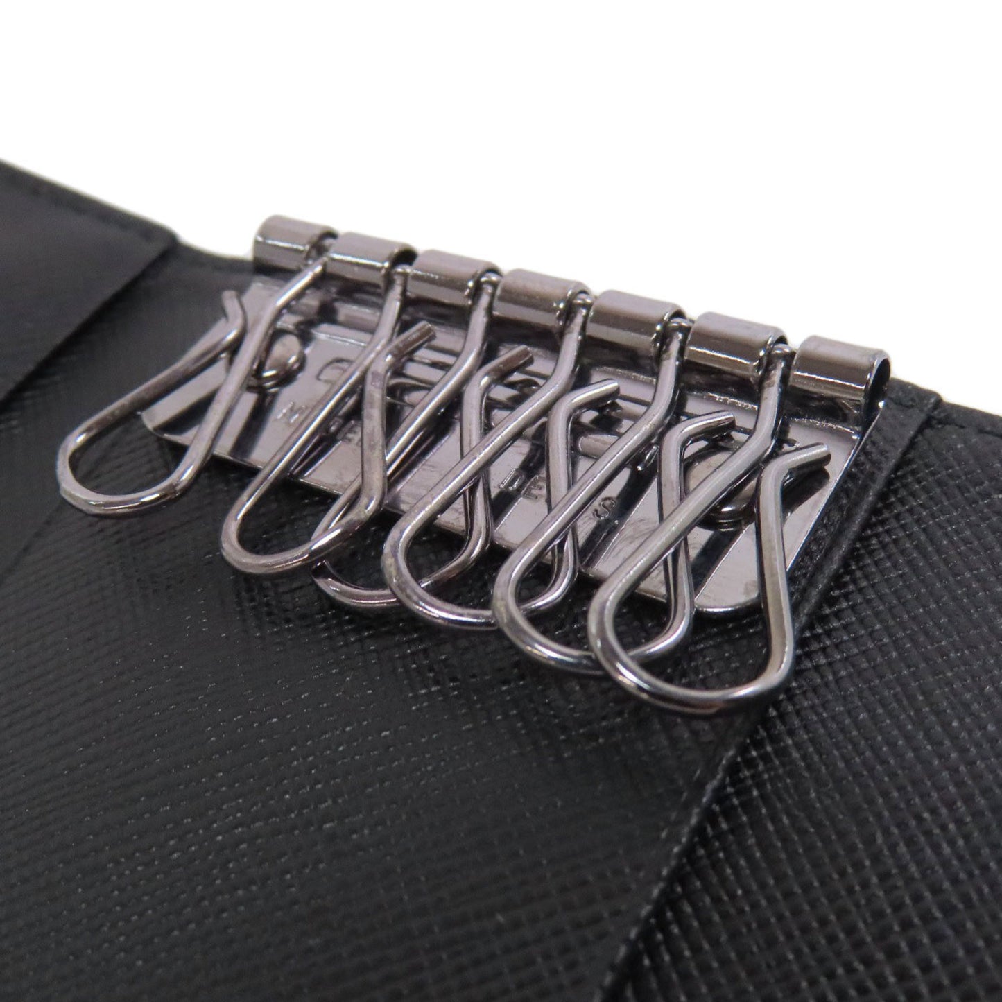 Prada Logo Metal Key Case
