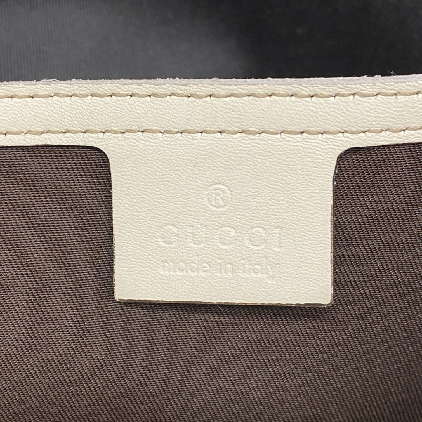 Gucci Gg Supreme Tote Bag 211137 Brown White