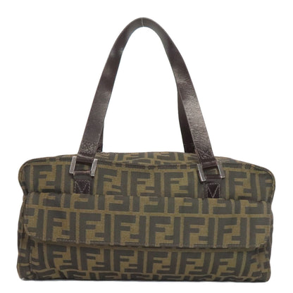 Fendi Zucca Pattern Handbag Canvas