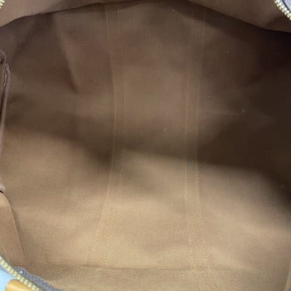 Louis Vuitton Monogram Keepall 55 Boston Bag M41424 Brown
