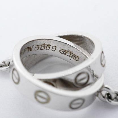 Cartier Baby Love Necklace In 18K White Gold