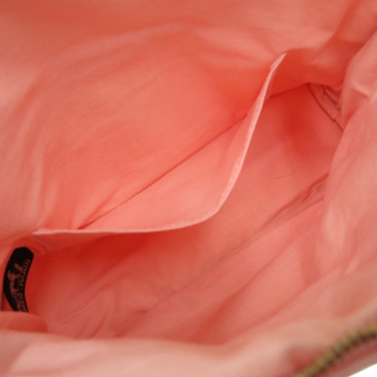 Like New Hermes Bolide Pouch 25Mm Canvas Pink Bag 0170 Hermes