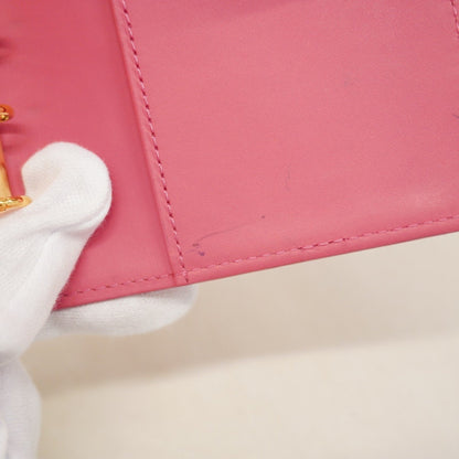 Louis Vuitton Vernis Agenda Pm Planner Cover R2101F Framboise