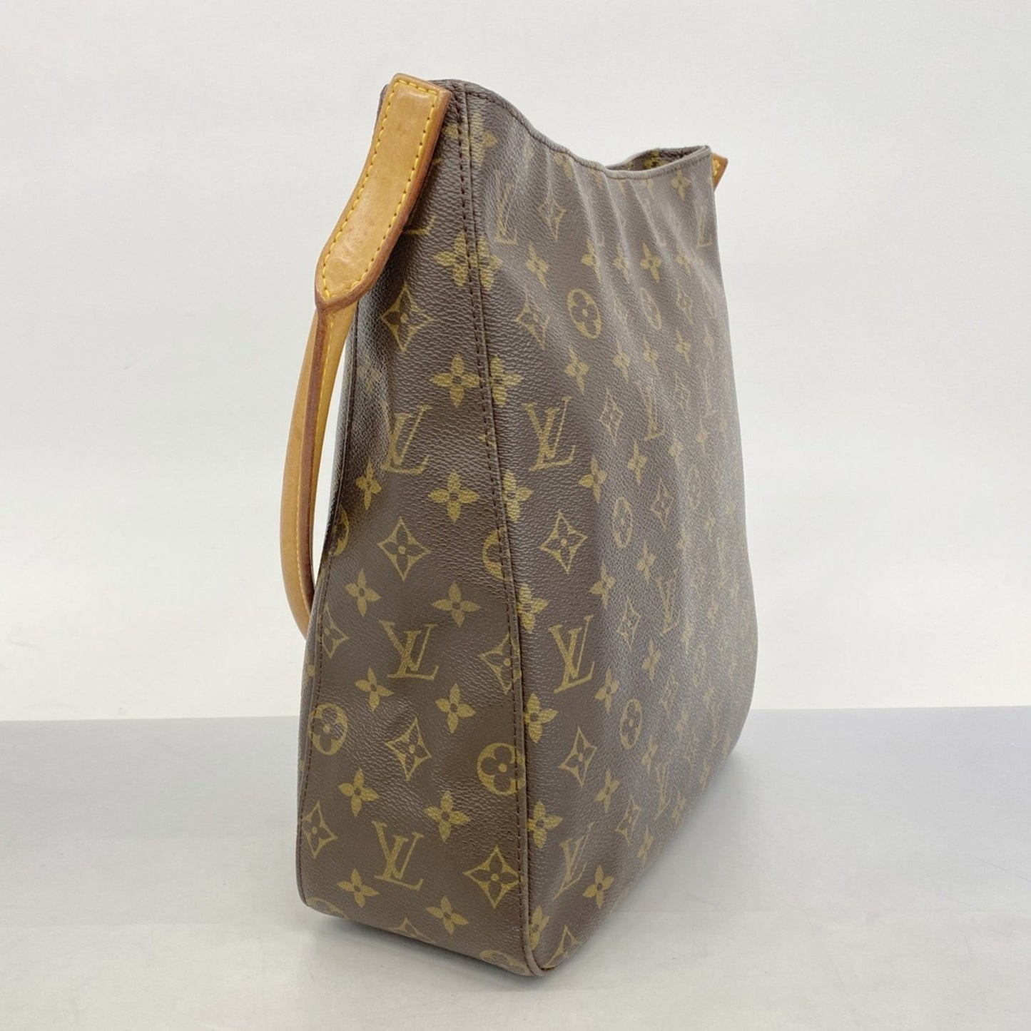 Louis Vuitton Monogram Looping Gm Shoulder Bag M51145 Brown