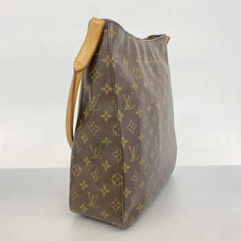 Louis Vuitton Monogram Looping Gm Shoulder Bag M51145 Brown