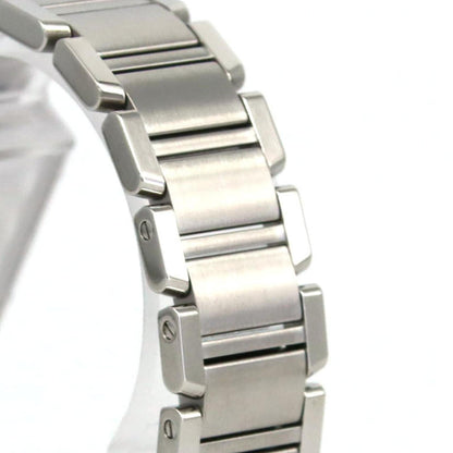 Cartier Tank Franaise Sm W51008Q3 Stainless Steel Quartz Watch