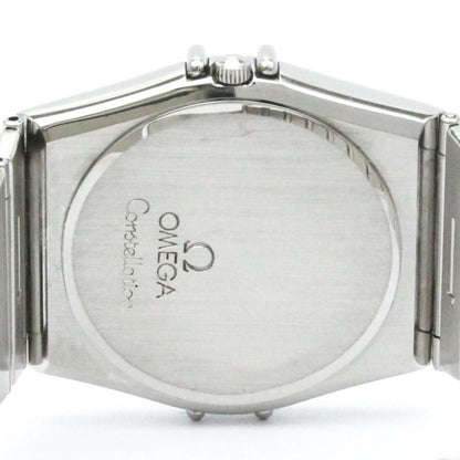 Polished Omega Constellation Stainless Steel Quartz