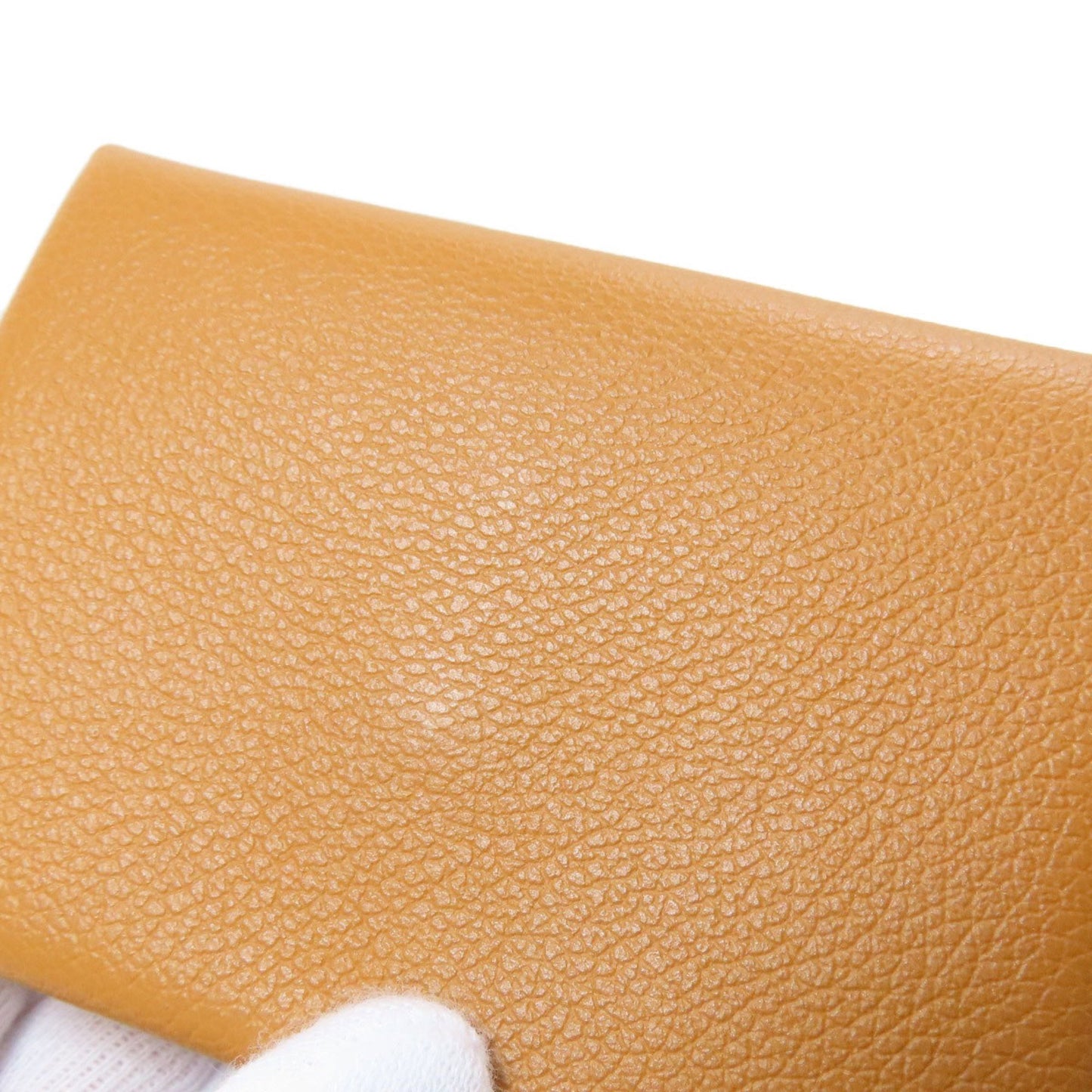 Hermes Herms Calvi Duo Silver Hardware Coin Case Evercolor