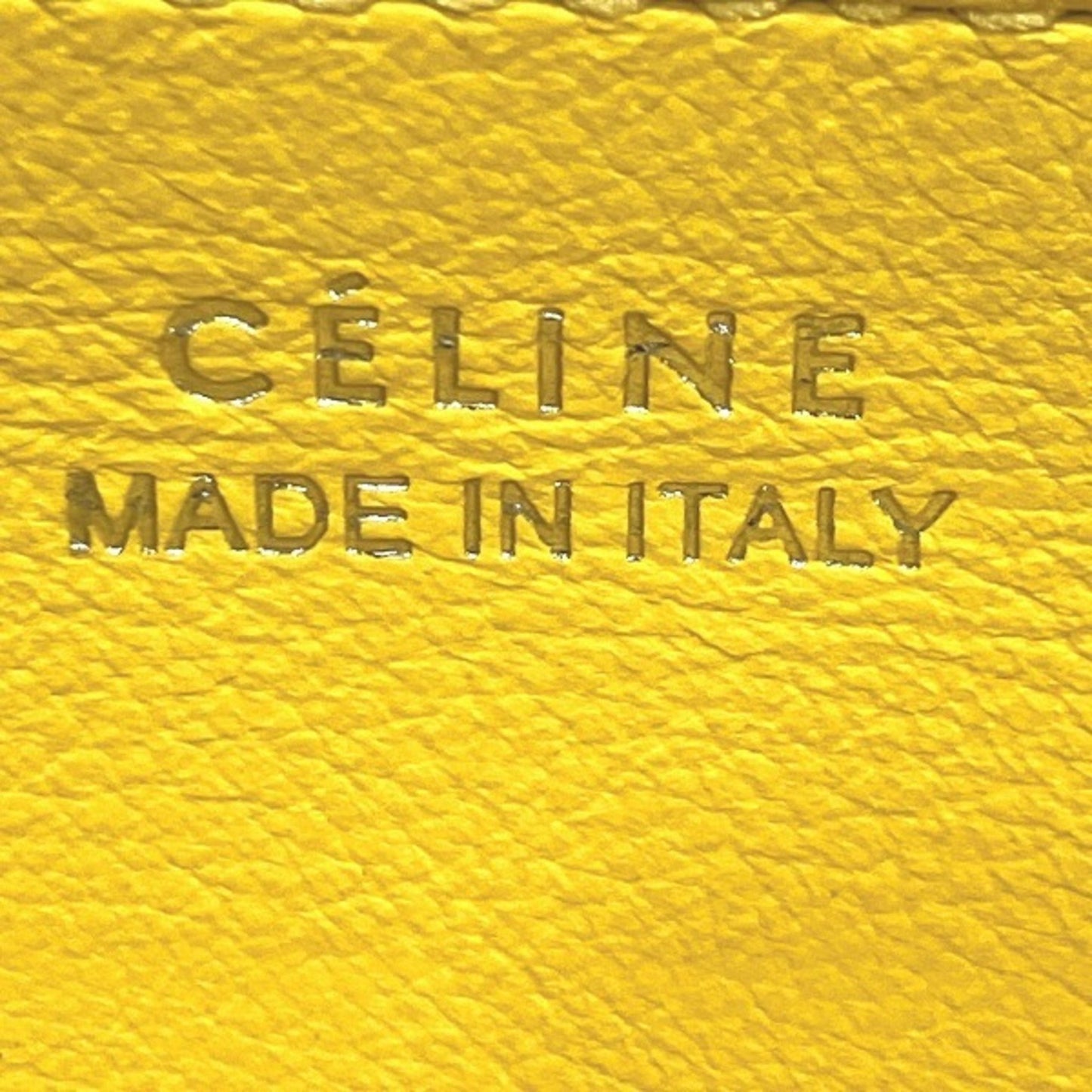 Celine Leather Dark Grey Round Long Wallet