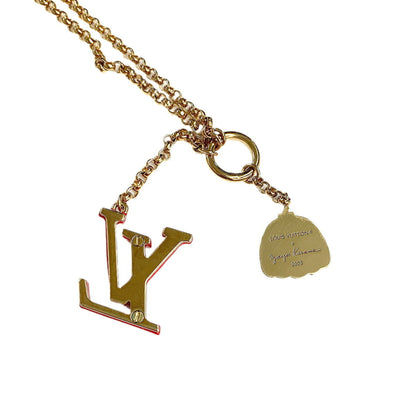 Louis Vuitton Lv X Yk Collier Iconic Infinity Dot Necklace In Red Gold (M01081) By Yayoi Kusama