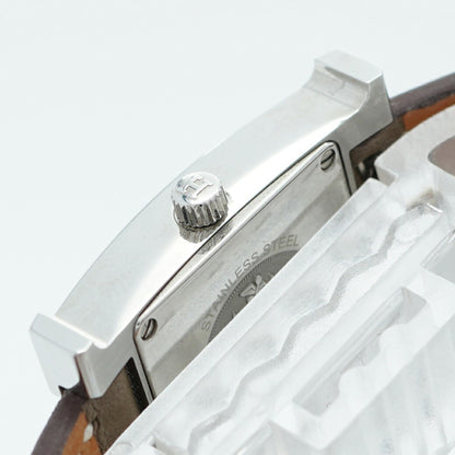 Herms H Watch Hh1.210 White Dial