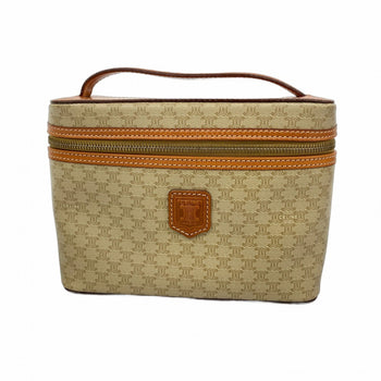 Celine Vanity Bag Macadam Beige Light Brown