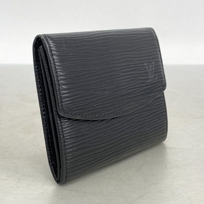 Louis Vuitton Epi Wallet/Coin Case Porte Carte Sample M63512 Noir