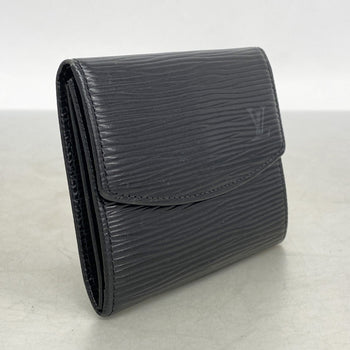 Louis Vuitton Epi Wallet/Coin Case Porte Carte Sample M63512 Noir