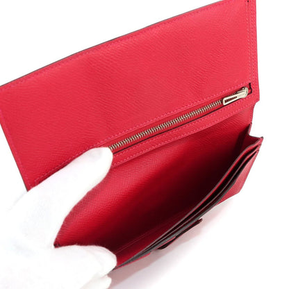 Leather Hermes Long Wallet (Bi-Fold) Epsom