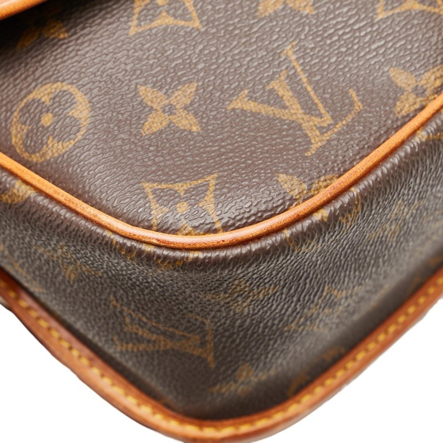 Louis Vuitton Monogram Sologne Shoulder Bag M42250 Brown Leather