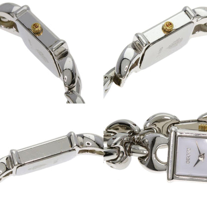 Gucci 1800L Square Face Watch Stainless Steel/Ss