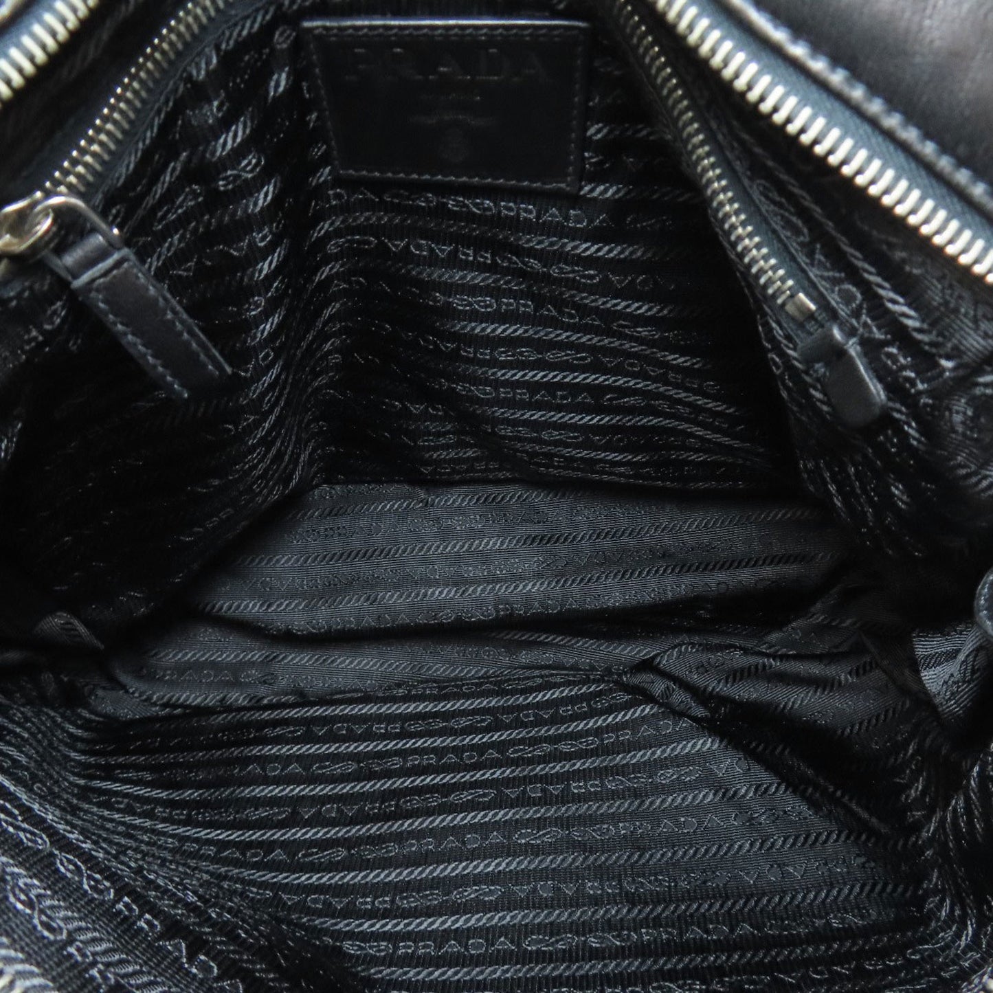 Prada Simple Design Shoulder Bag Lambskin