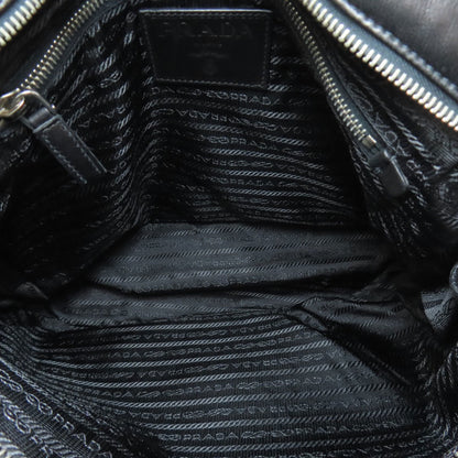 Prada Simple Design Shoulder Bag Lambskin