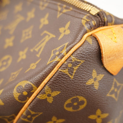 Louis Vuitton Monogram Keepall 55 Boston Bag M41424 Brown