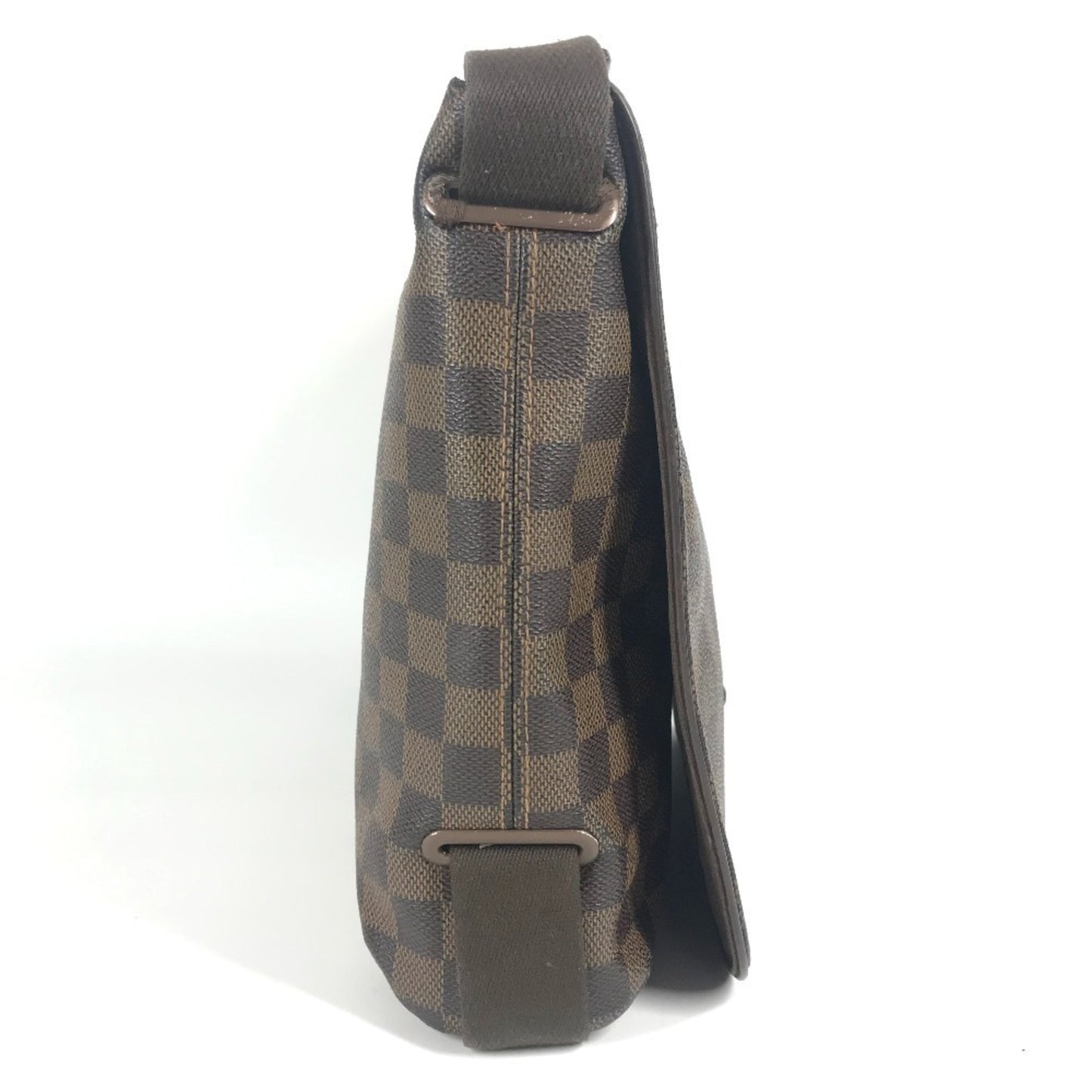 Louis Vuitton N51211 Damier Brooklyn Mm Crossbody Flap Messenger Bag/Shoulder Bag In Canvas