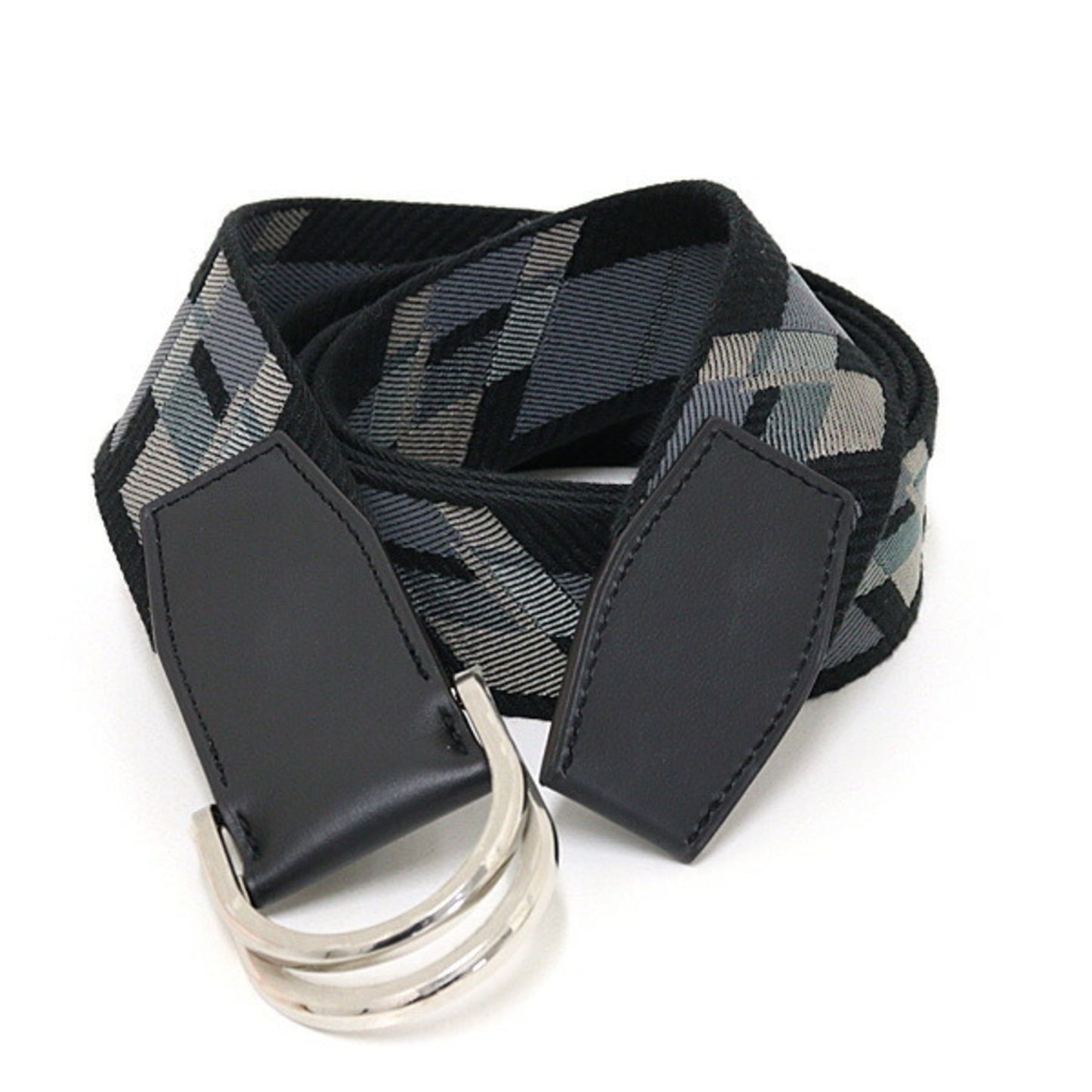 Hermes Herms Double D-Ring Canvas Belt