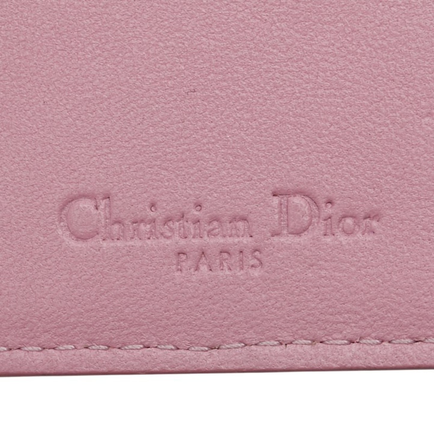 Christian Dior Dior Cannage Lady Business Card Case In Black