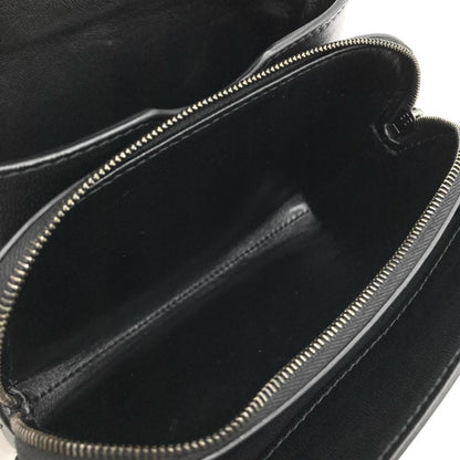 Balenciaga B Shoulder Bag Leather 592898 Black