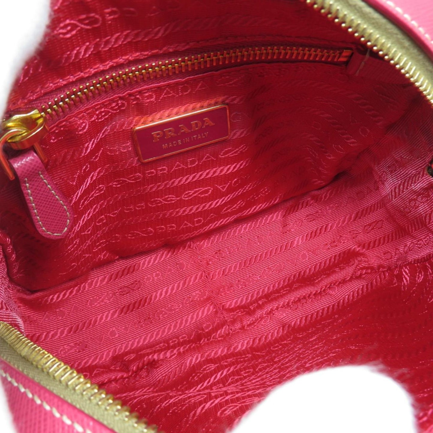 Prada Prada Triangle Saffiano Shoulder Bag