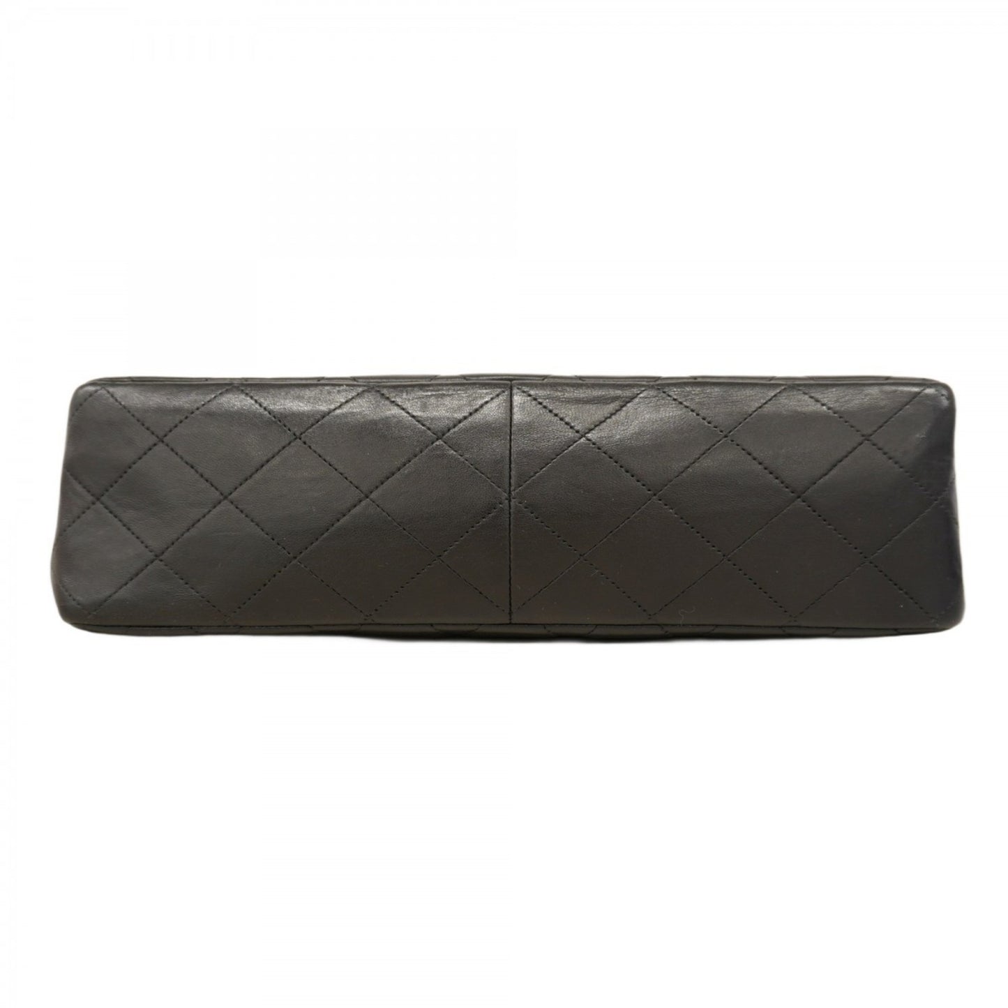 Chanel Shoulder Bag Matelasse W Chain Lambskin Black