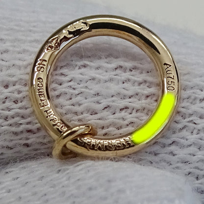 Hermes Herms Vertige Cool Tpm Women'S Heart Necklace In 750Pg Pink Gold With One Diamond