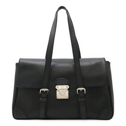 Louis Vuitton Epi Segur Mm Shoulder Bag In Black Leather (Noir) M58862