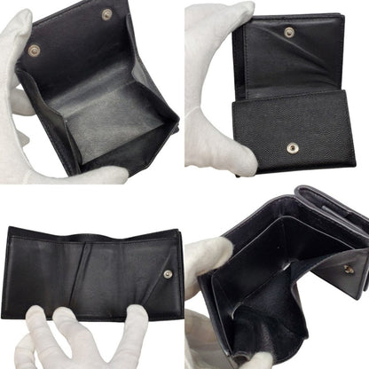 Yves Saint Laurent Saint Laurent Paris Caviar Leather Tri-Fold Wallet For Men And Women