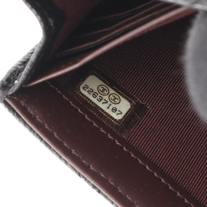 Chanel Matelasse Bifold Long Wallet In Grained Calfskin Leather