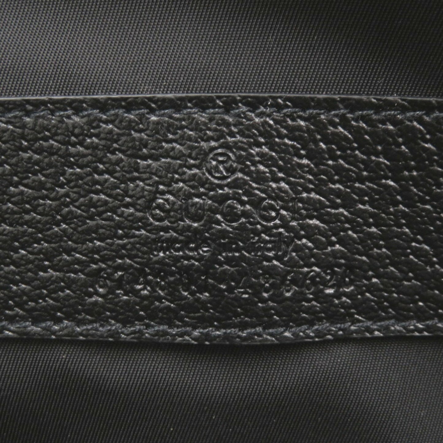 Gucci Off The Grid Small Backing 674801 Nylon Canvas/Leather Black Travel Pouch 1685Gucci