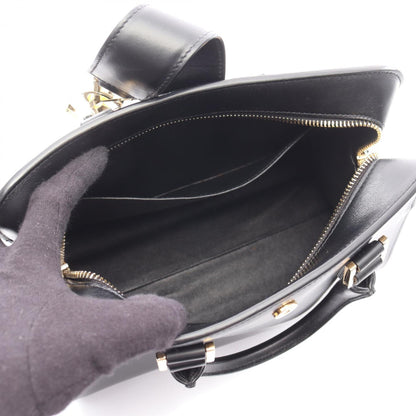 Yves Saint Laurent Saint Laurent Paris Monogram Baby Cabas Handbag In Black Leather