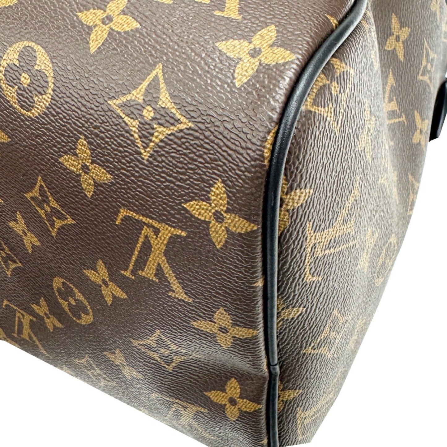 Louis Vuitton Monogram Macassar Speedy Bandouliere 30 Soft M12243 Rfid Boston Bag
