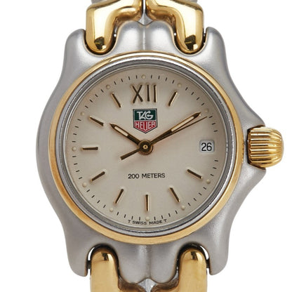Tag Heuer Sel Watch S05.008M Quartz Beige Dial Stainless Steel Plated