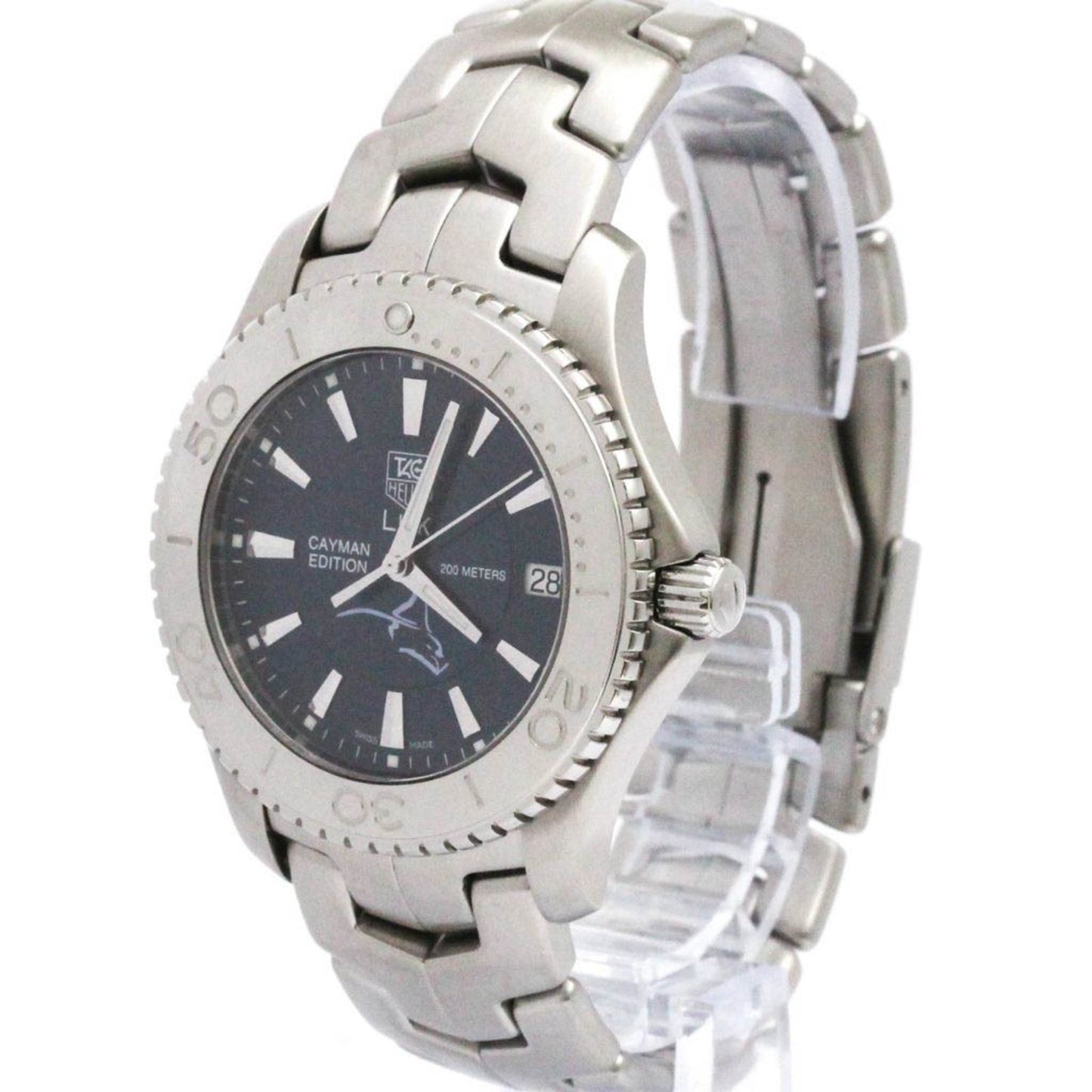 Tag Heuer Link Cayman Islands Edition Ltd Watch Wj111E Polished