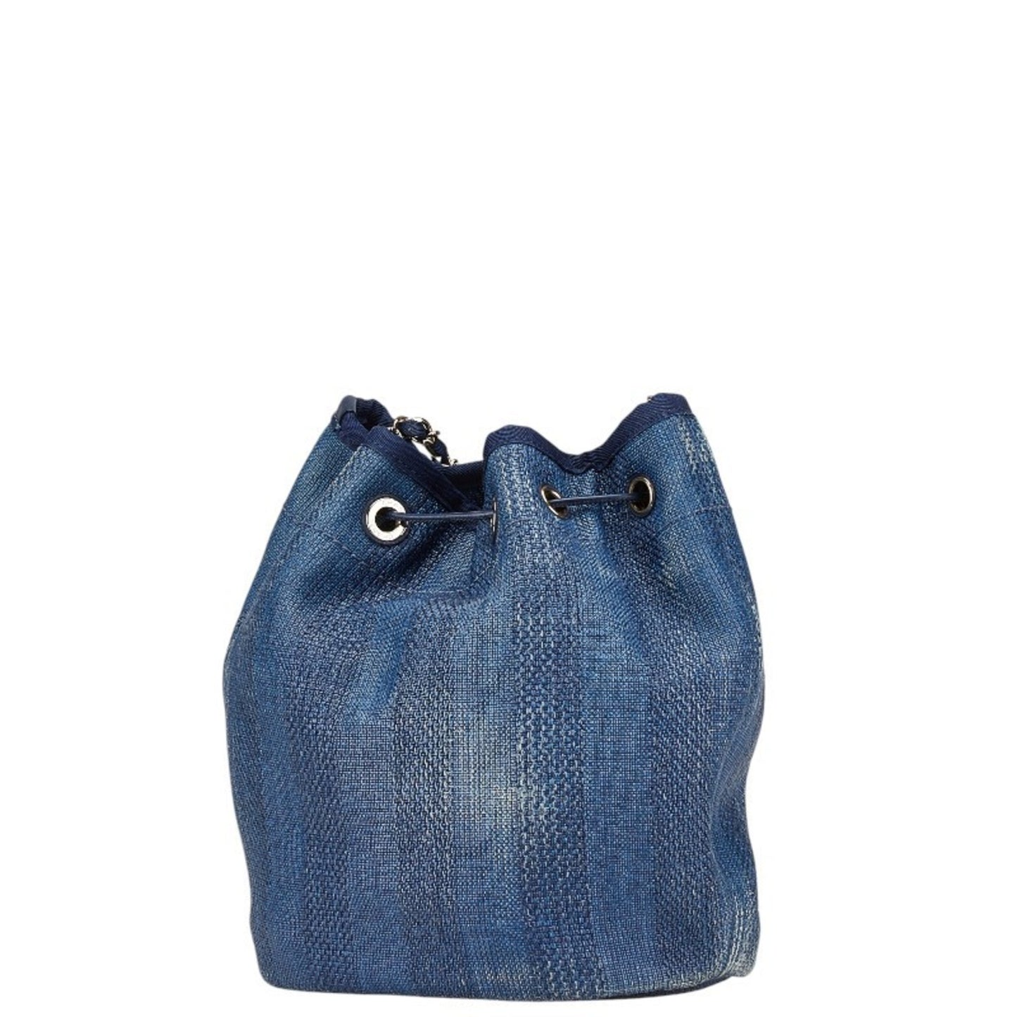 Chanel Deauville Chain Shoulder Bag In Blue