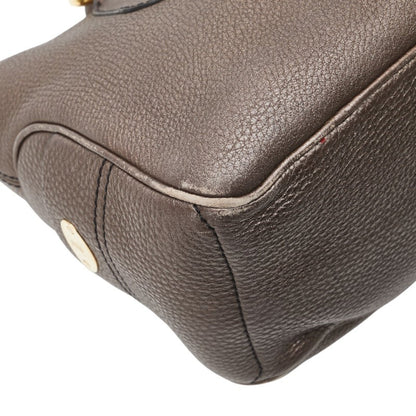 Celine Boogie Bag Handbag Brown Leather