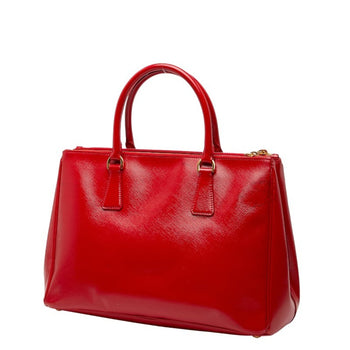 Prada Galleria Handbag/Shoulder Bag With Triangular Logo Plate