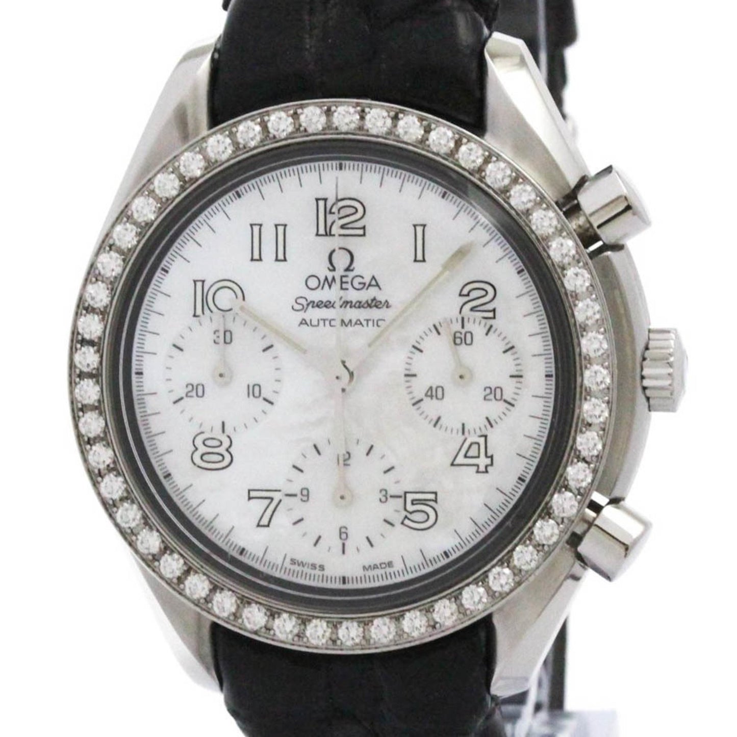 Omega Speedmaster Diamond Mop Dial Steel