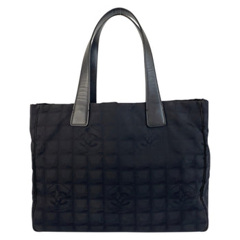 Chanel New Travel Line Tote Mm In Black With Gold Hardware